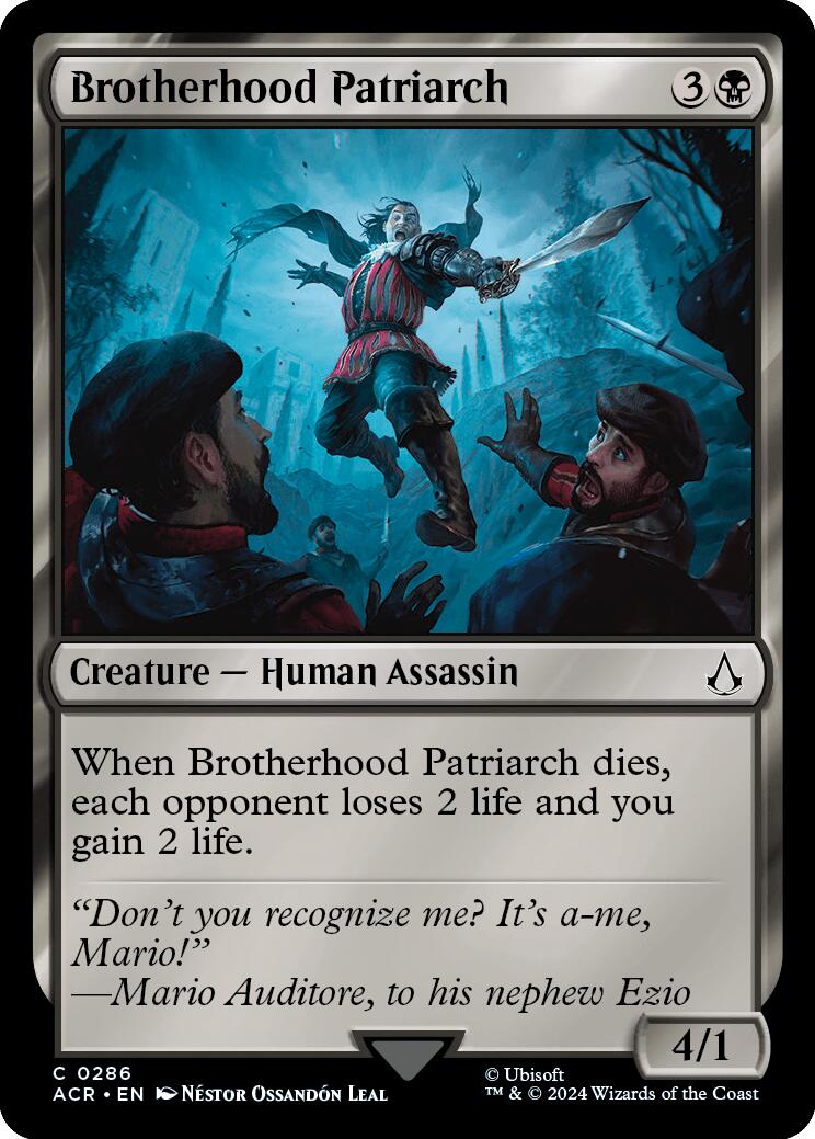 Brotherhood Patriarch (286) [Universes Beyond: Assassin's Creed]