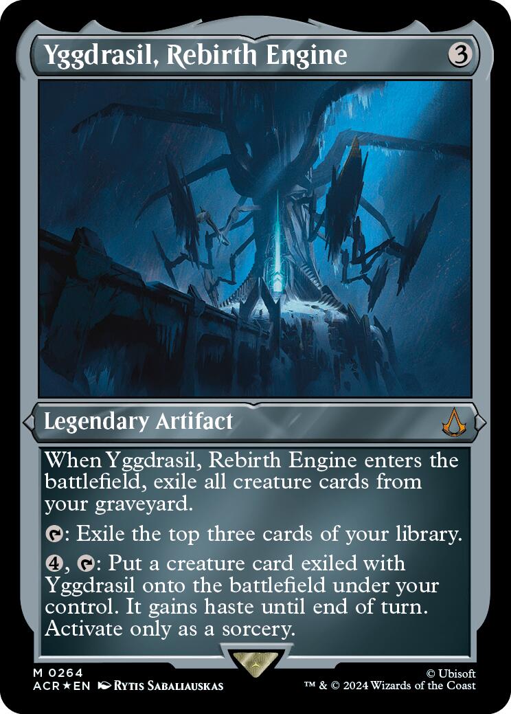 Yggdrasil, Rebirth Engine (Foil Etched) (264) [Universes Beyond: Assassin's Creed]