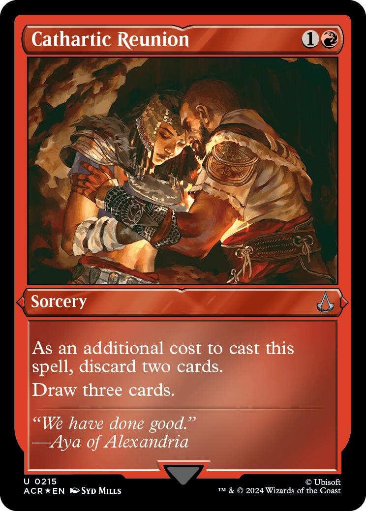 Cathartic Reunion (Foil Etched) (215) [Universes Beyond: Assassin's Creed]