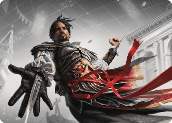 Ezio Auditore da Firenze Art Card (13) [Art Series: Universes Beyond: Assassin's Creed]