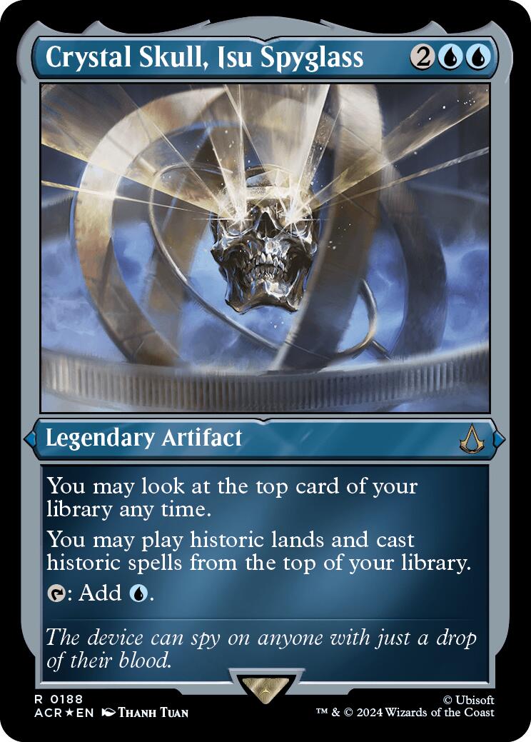 Crystal Skull, Isu Spyglass (Foil Etched) (188) [Universes Beyond: Assassin's Creed]