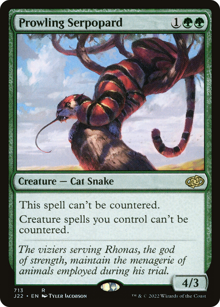 Prowling Serpopard (713) [Jumpstart 2022]