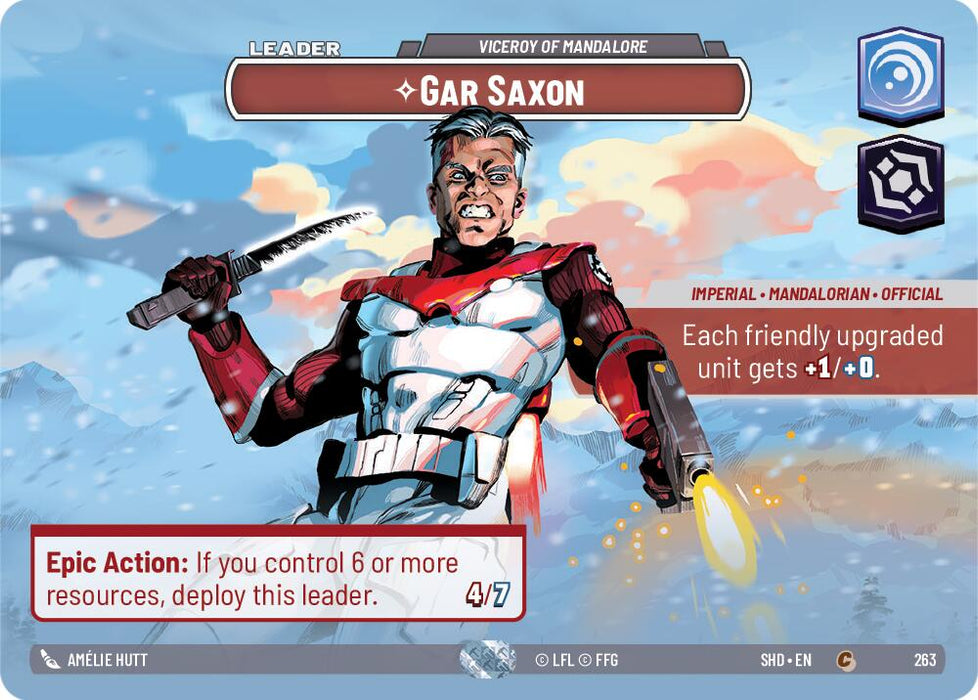 Gar Saxon - Viceroy of Mandalore (Showcase) (263) [Shadows of the Galaxy]