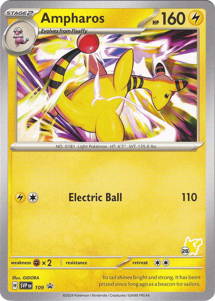 Ampharos - Pikachu 28 (109) [Battle Academy 2024]