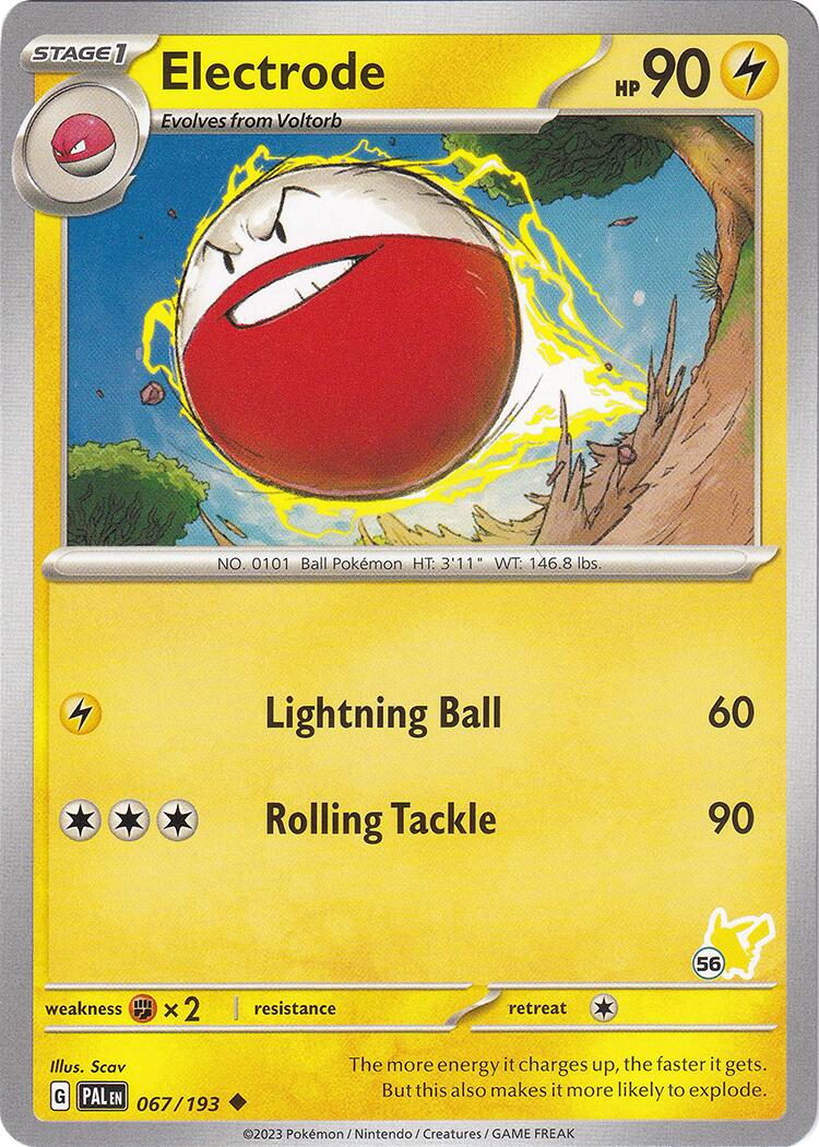 Electrode - Pikachu 56 (067/193) [Battle Academy 2024]