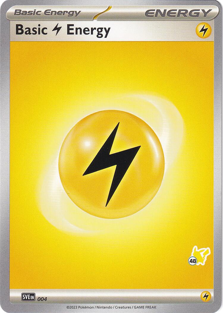 Basic Lightning Energy - Pikachu 48 (004) [Battle Academy 2024]