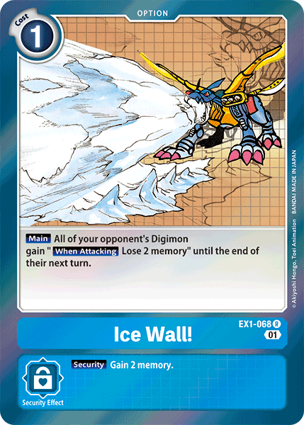 Ice Wall! (EX1-068 R) [Classic Collection]