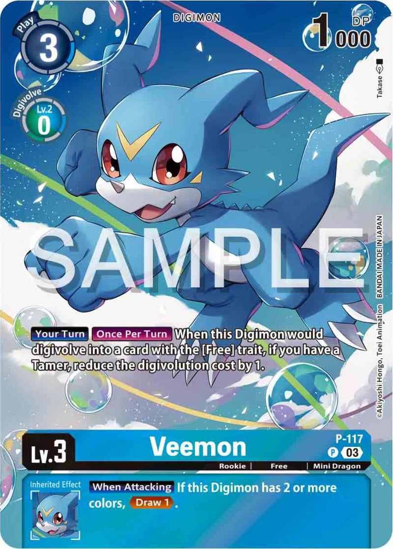 Veemon - P-117 (Digimon Adventure 02: The Beginning Set) (P-117 P) [Digimon Promotion Cards]