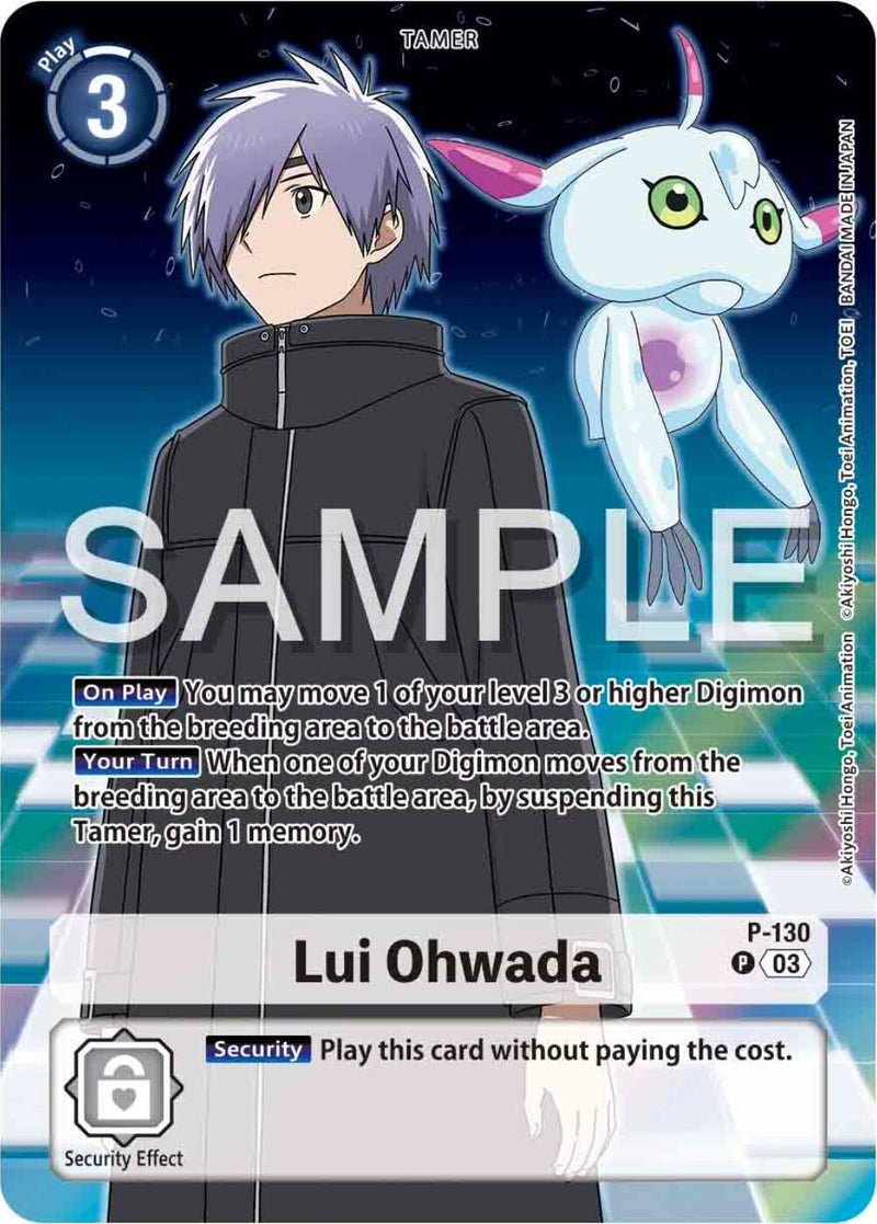 Lui Ohwada - P-130 (Digimon Adventure 02: The Beginning Set) (P-130 P) [Digimon Promotion Cards]
