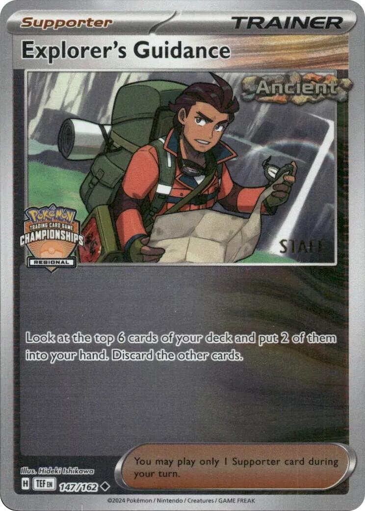 Explorer's Guidance - 147/162 (Regional Championships) [Staff] (147/162) [League & Championship Cards]