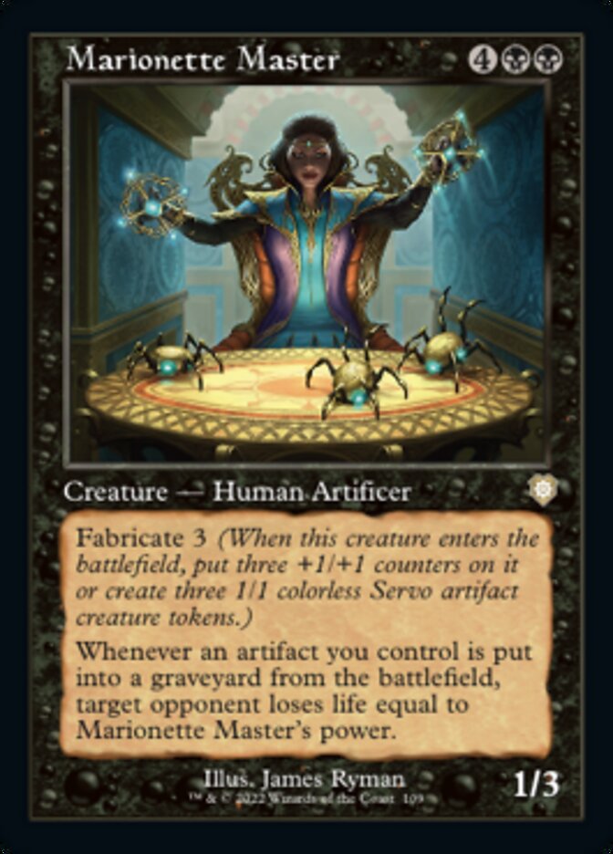 Marionette Master (Retro Frame) (109) [Commander: The Brothers' War]