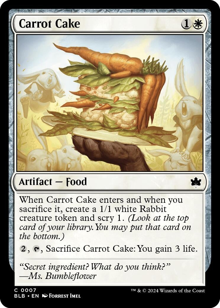 Carrot Cake (7) [Bloomburrow]