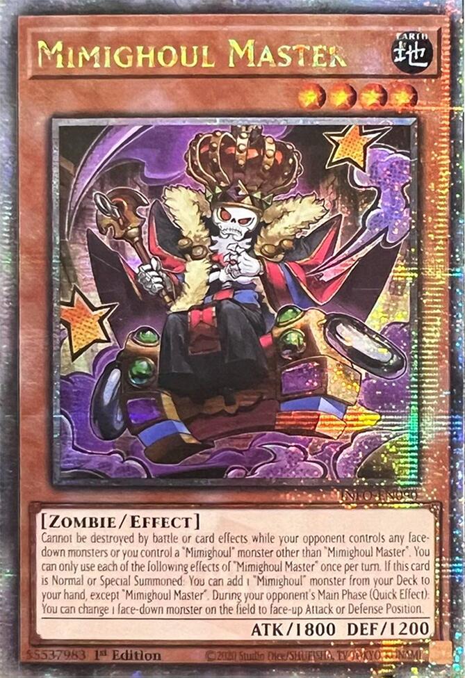 Mimighoul Master (Quarter Century Secret Rare) (INFO-EN090) [The Infinite Forbidden]