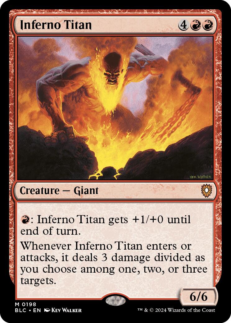 Inferno Titan (198) [Commander: Bloomburrow]