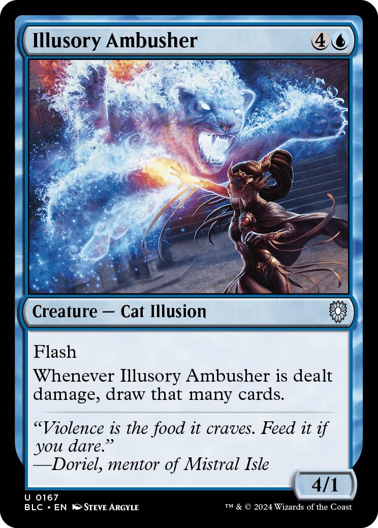 Illusory Ambusher (167) [Commander: Bloomburrow]
