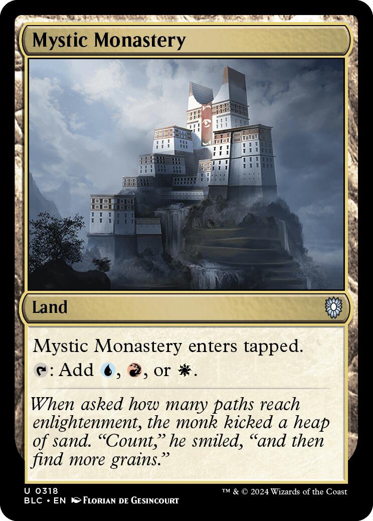 Mystic Monastery (318) [Commander: Bloomburrow]