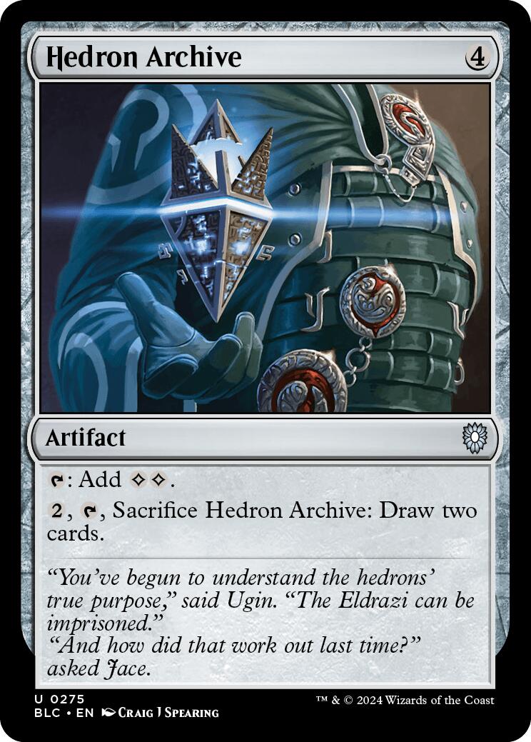 Hedron Archive (275) [Commander: Bloomburrow]