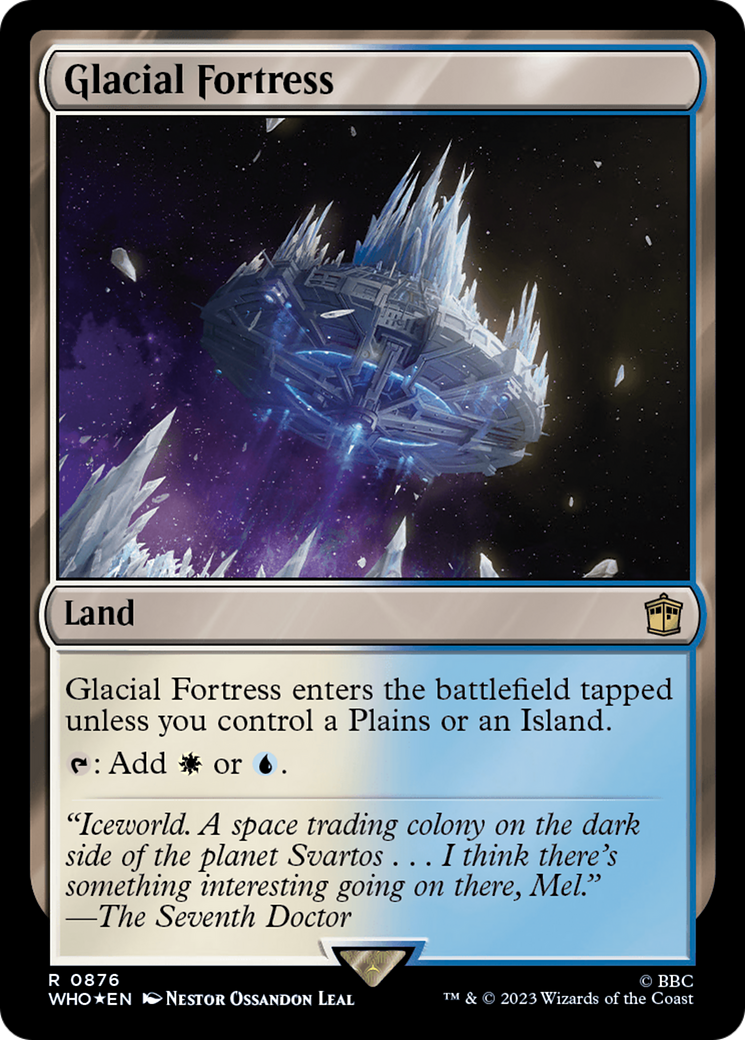 Glacial Fortress (Surge Foil) (876) [Universes Beyond: Doctor Who]