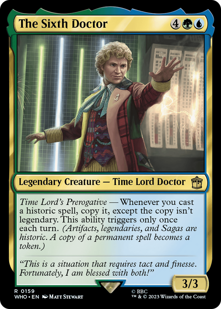 The Sixth Doctor (159) [Universes Beyond: Doctor Who]