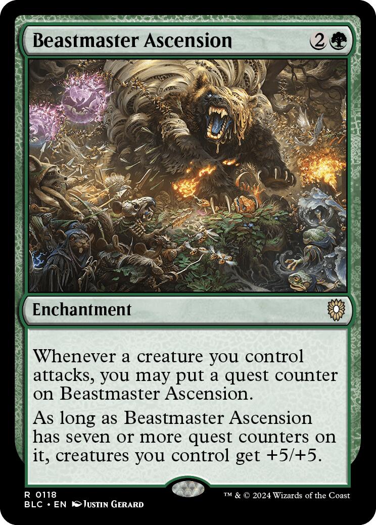 Beastmaster Ascension (118) [Commander: Bloomburrow]