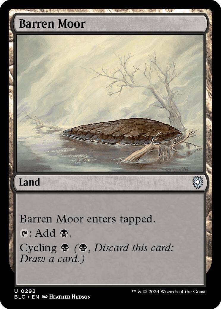Barren Moor (292) [Commander: Bloomburrow]