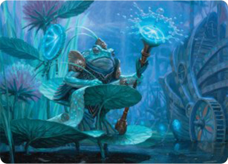 Dour Port-Mage Art Card (5) [Art Series: Bloomburrow]