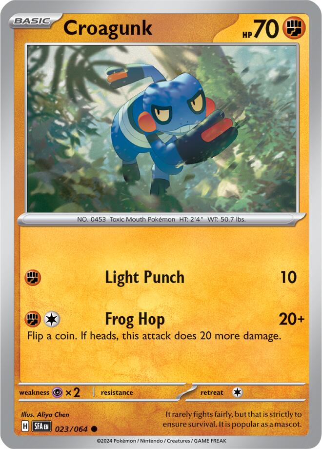 Croagunk (023/064) [SV: Shrouded Fable]