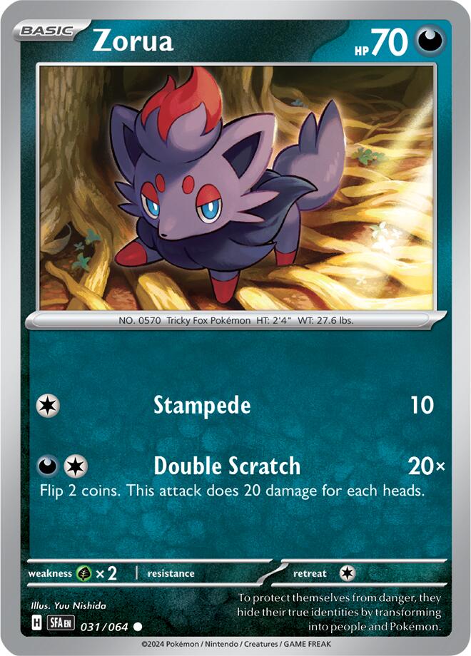 Zorua (031/064) [SV: Shrouded Fable]