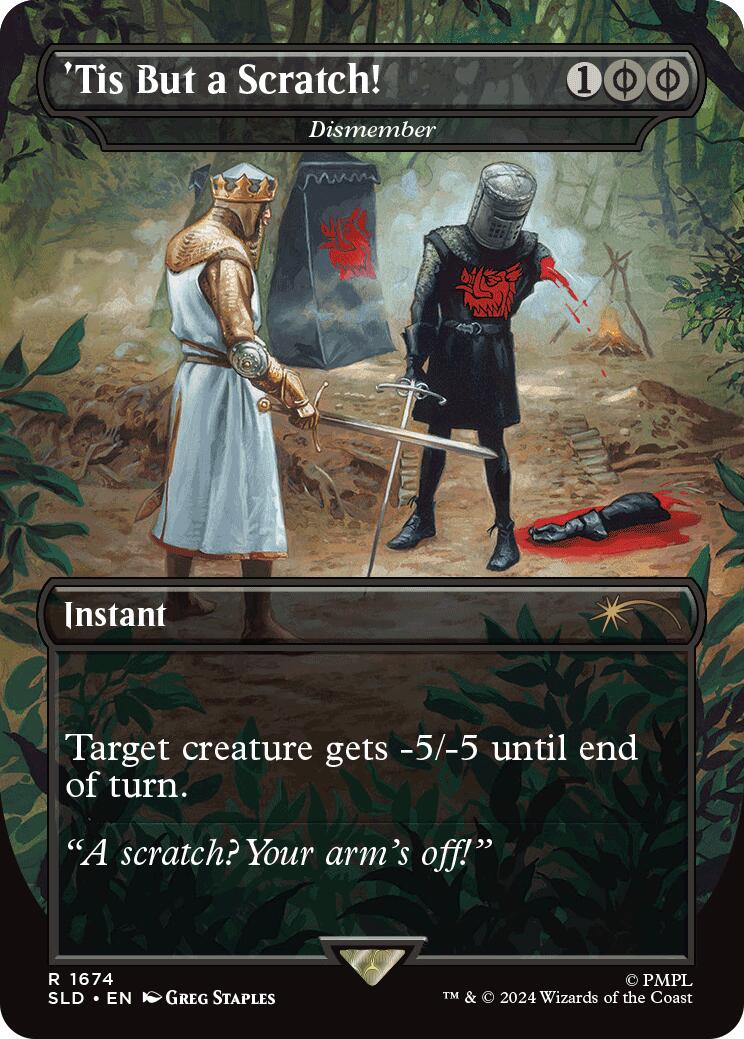'Tis But a Scratch! - Dismember (1674) [Secret Lair Drop Series]