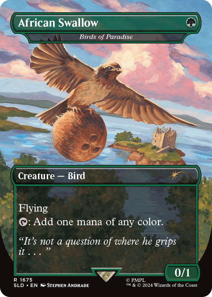 African Swallow - Birds of Paradise (1675) [Secret Lair Drop Series]