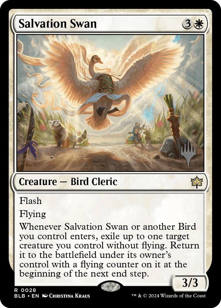 Salvation Swan (28) [Promo Pack: Bloomburrow]
