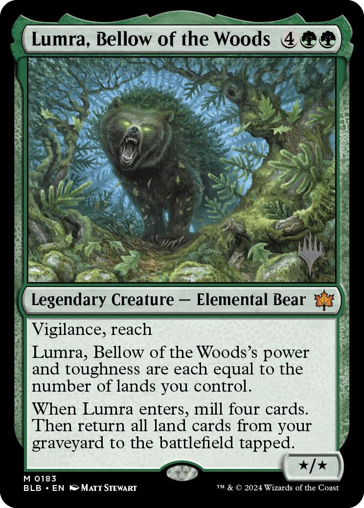 Lumra, Bellow of the Woods (183) [Promo Pack: Bloomburrow]
