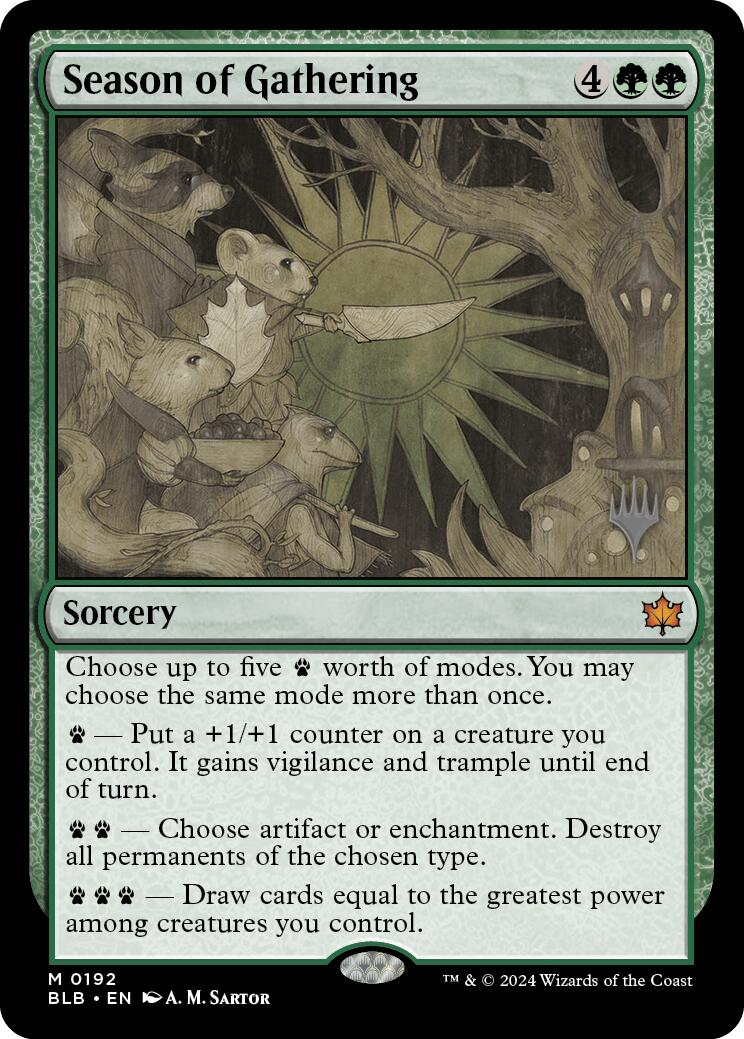 Season of Gathering (192) [Promo Pack: Bloomburrow]