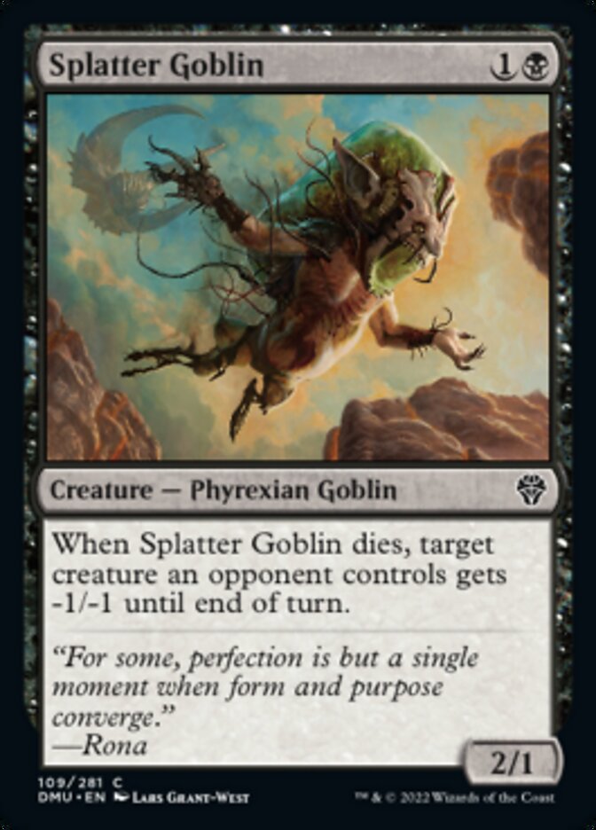 Splatter Goblin (109) [Dominaria United]