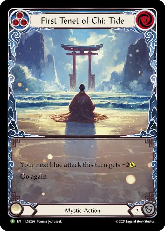 First Tenet of Chi: Tide - LGS296 (LGS296) [Flesh and Blood: Promo Cards]