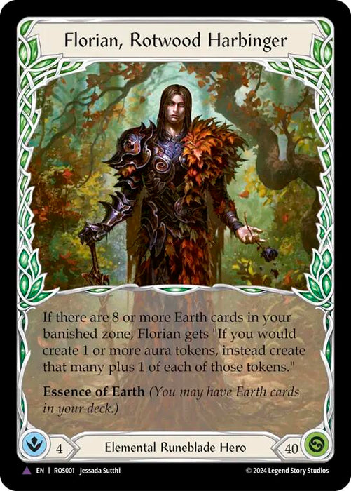 Florian, Rotwood Harbringer (Marvel) [ROS001-MV] (Rosetta)  Cold Foil