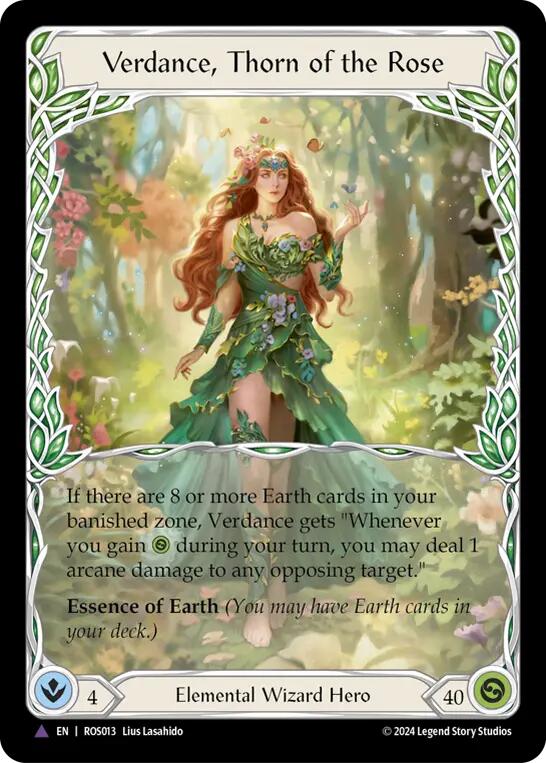 Verdance, Thorn of the Rose (Marvel) (ROS013) [Rosetta]