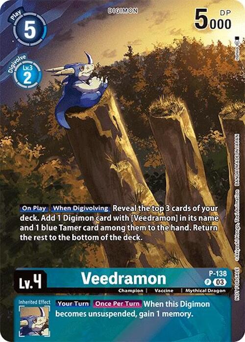 Veedramon (Update Pack 2024) (P-138 P) [Digimon Promotion Cards]