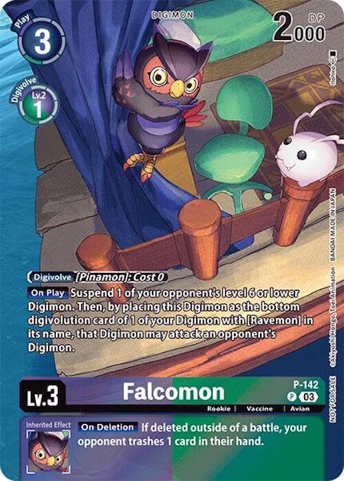 Falcomon (Update Pack 2024) (P-142 P) [Digimon Promotion Cards]