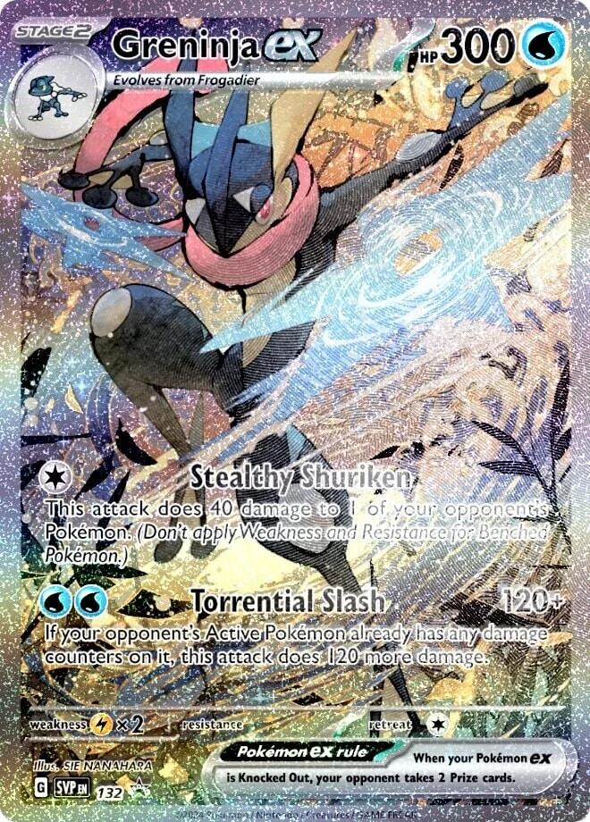 Greninja ex - 132 (132) [SV: Scarlet & Violet Promo Cards]