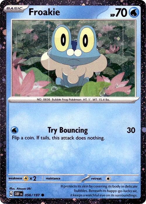 Froakie - 056/197 (Cosmos Holo) (056/197) [Miscellaneous Cards & Products]