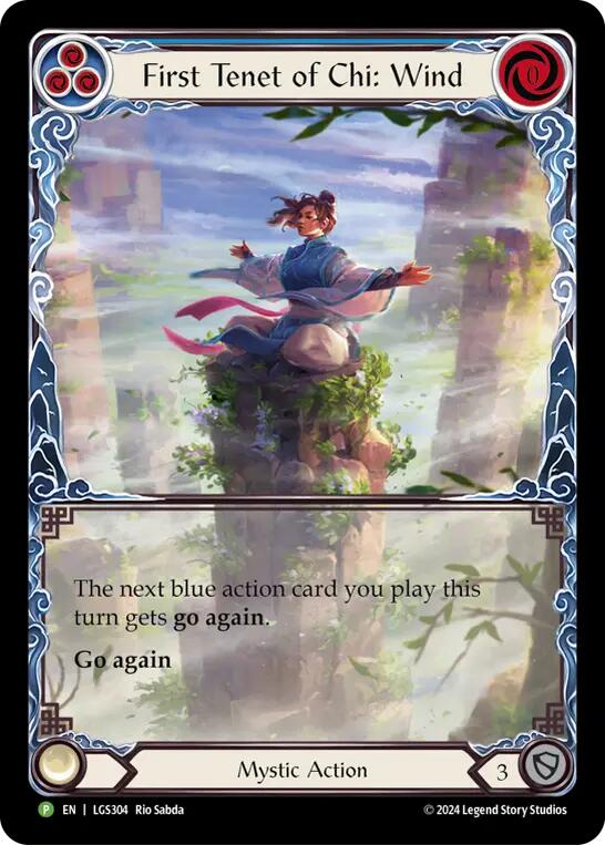 First Tenet of Chi: Wind - LGS304 (LGS304) [Flesh and Blood: Promo Cards]
