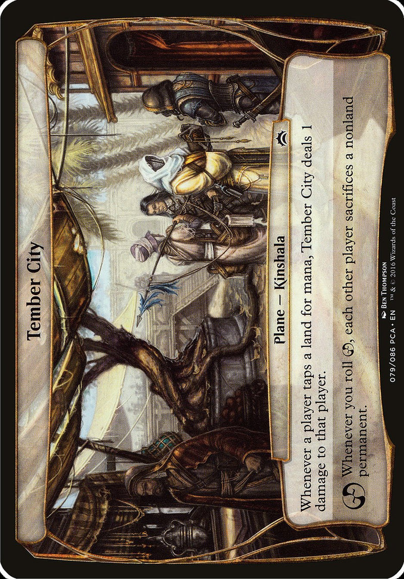 Tember City (Planechase Anthology) [Oversize Cards]