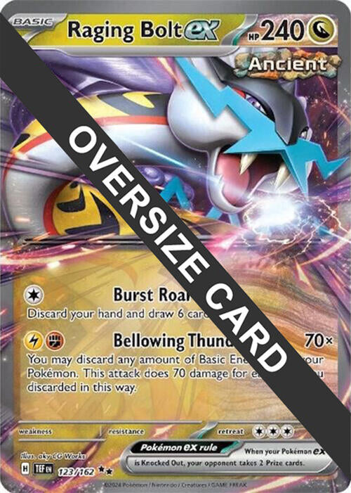 Raging Bolt ex (123/162) [Jumbo Cards]