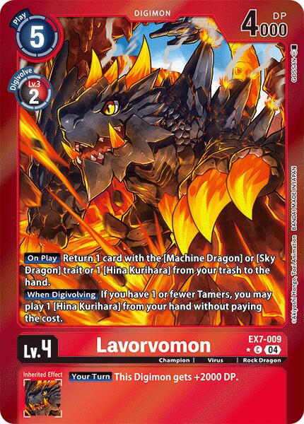Lavorvomon (Foil) (EX7-009 C) [Digimon LIBERATOR]
