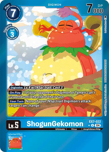 ShogunGekomon (Foil) (EX7-022 U) [Digimon LIBERATOR]