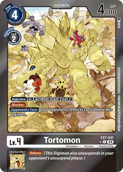 Tortomon (Foil) (EX7-041 C) [Digimon LIBERATOR]
