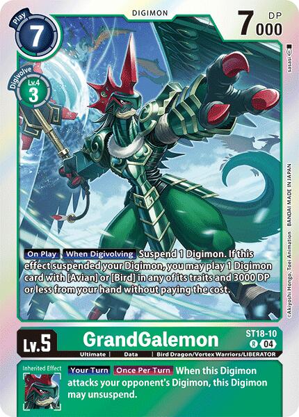 GrandGalemon (ST18-10 R) [Starter Deck 18: Guardian Vortex]