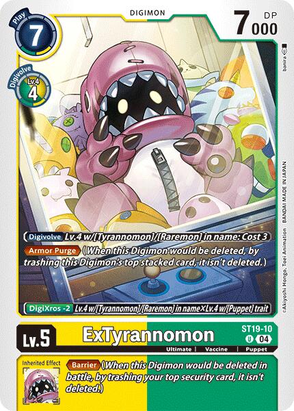 ExTyrannomon (ST19-10 U) [Starter Deck 19: Fable Waltz]