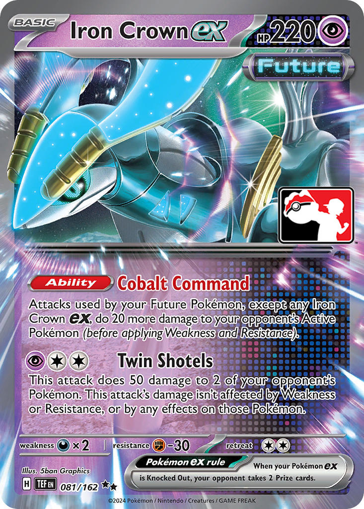 Iron Crown ex (081/162) [Prize Pack Series Cards]